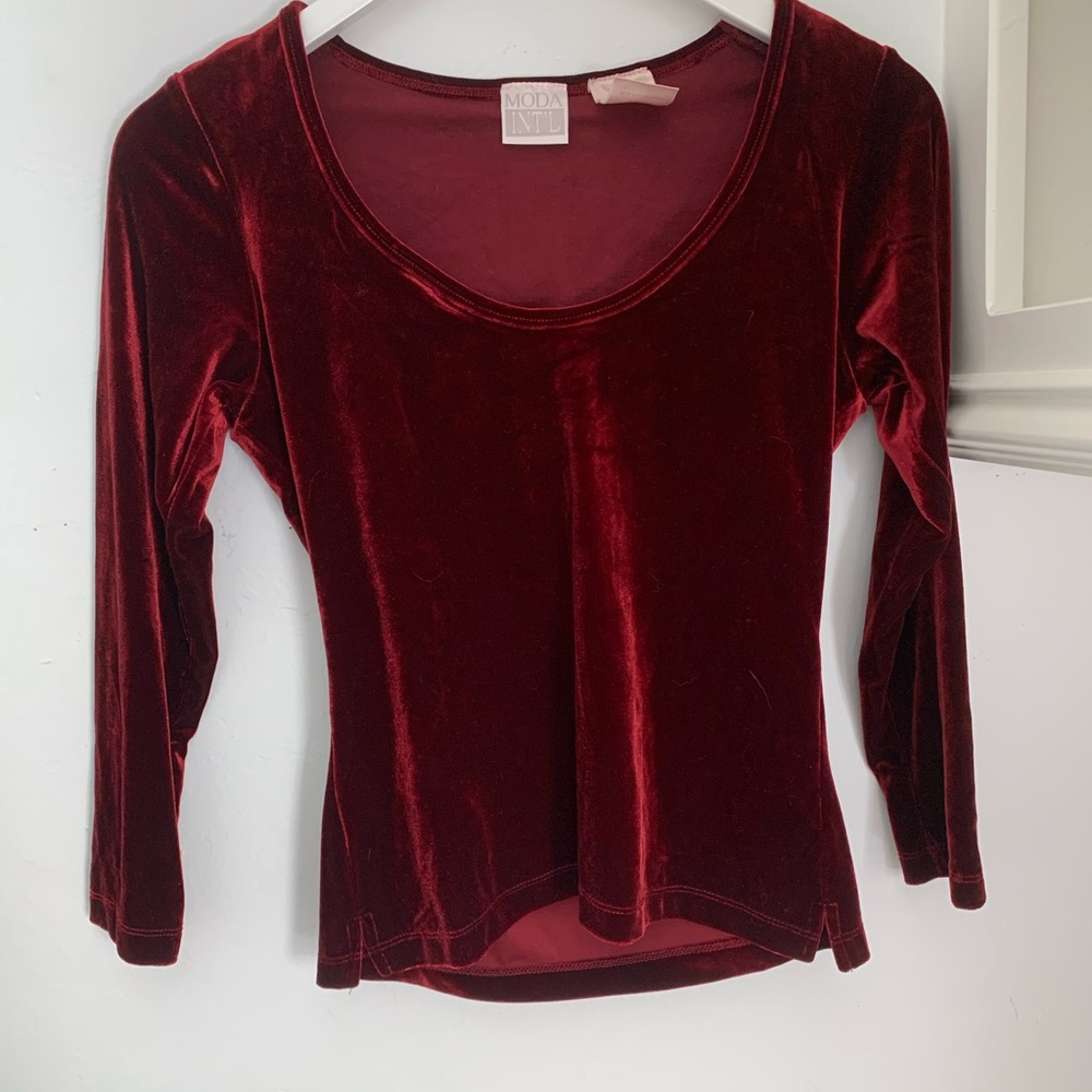 Velvet shirt